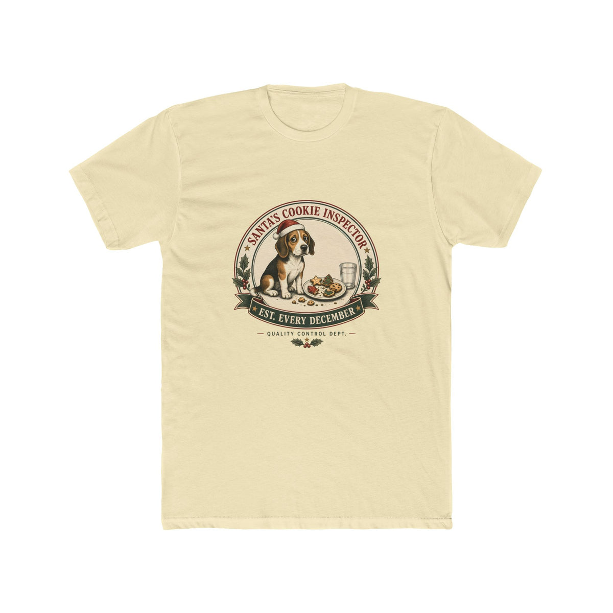 Santa's Cookie Inspector Shirt – Funny Christmas Beagle Mom & Dad Gift