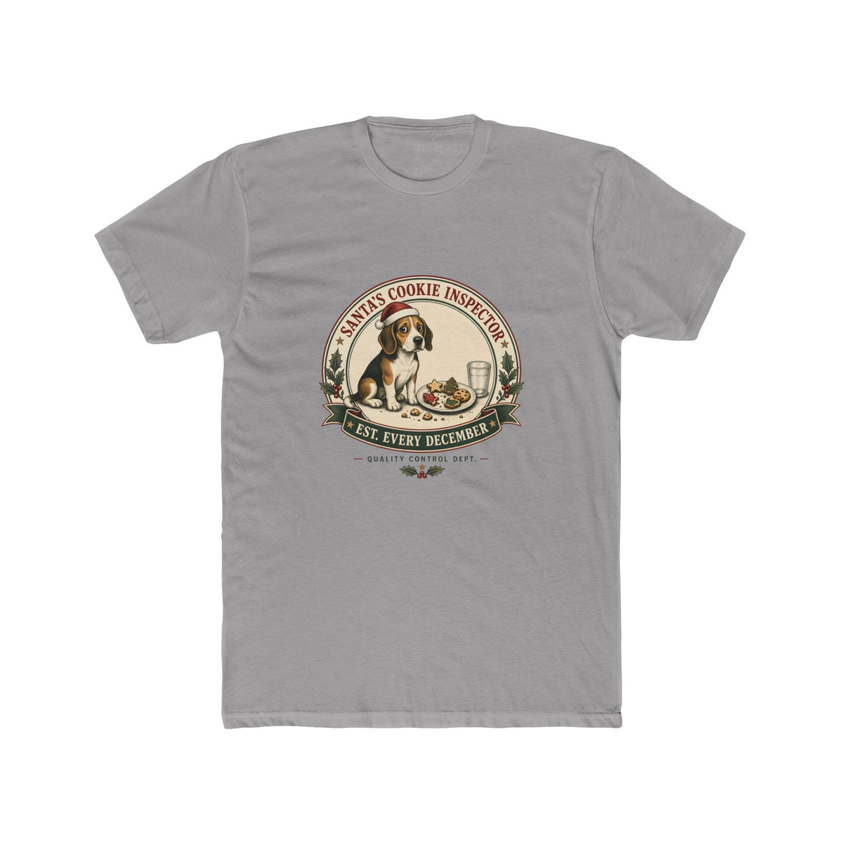 Santa's Cookie Inspector Shirt – Funny Christmas Beagle Mom & Dad Gift