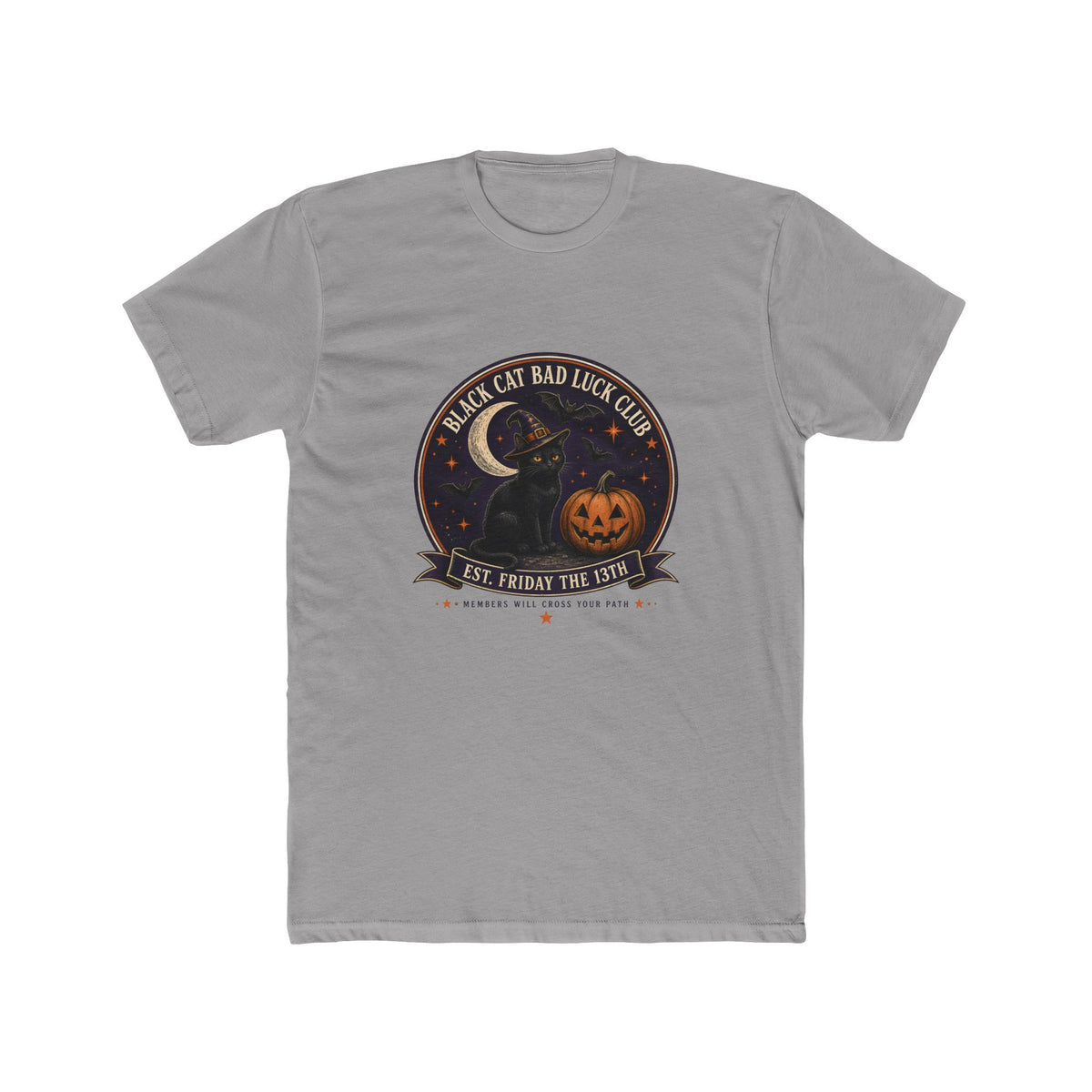 Black Cat Bad Luck Club Shirt – Funny Halloween Cat Mom & Dad Gift