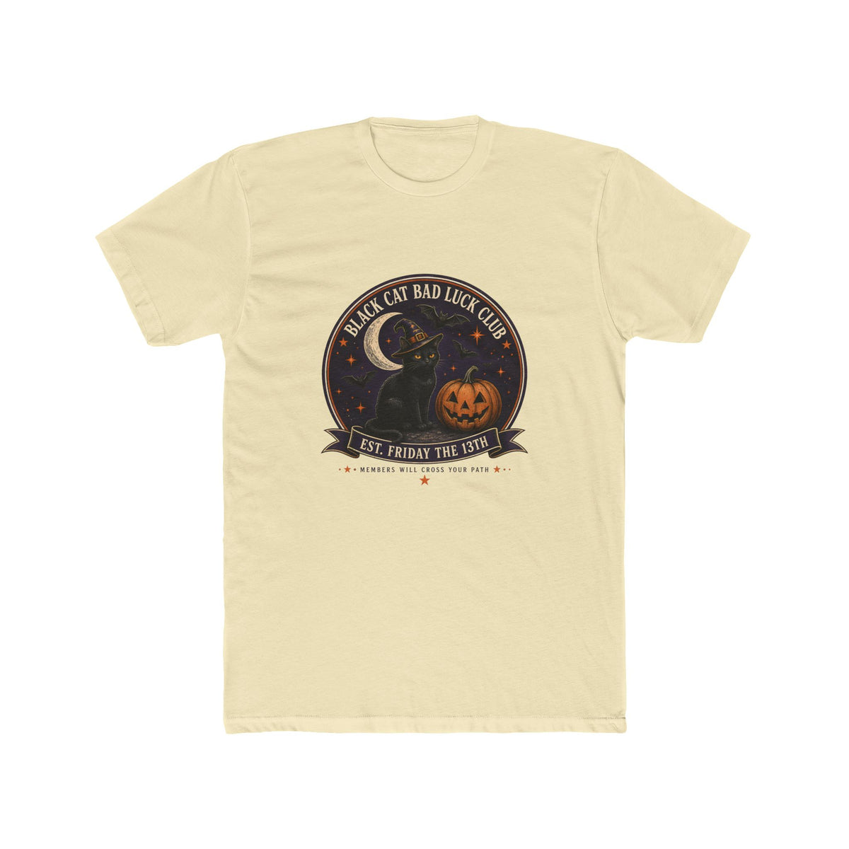 Black Cat Bad Luck Club Shirt – Funny Halloween Cat Mom & Dad Gift