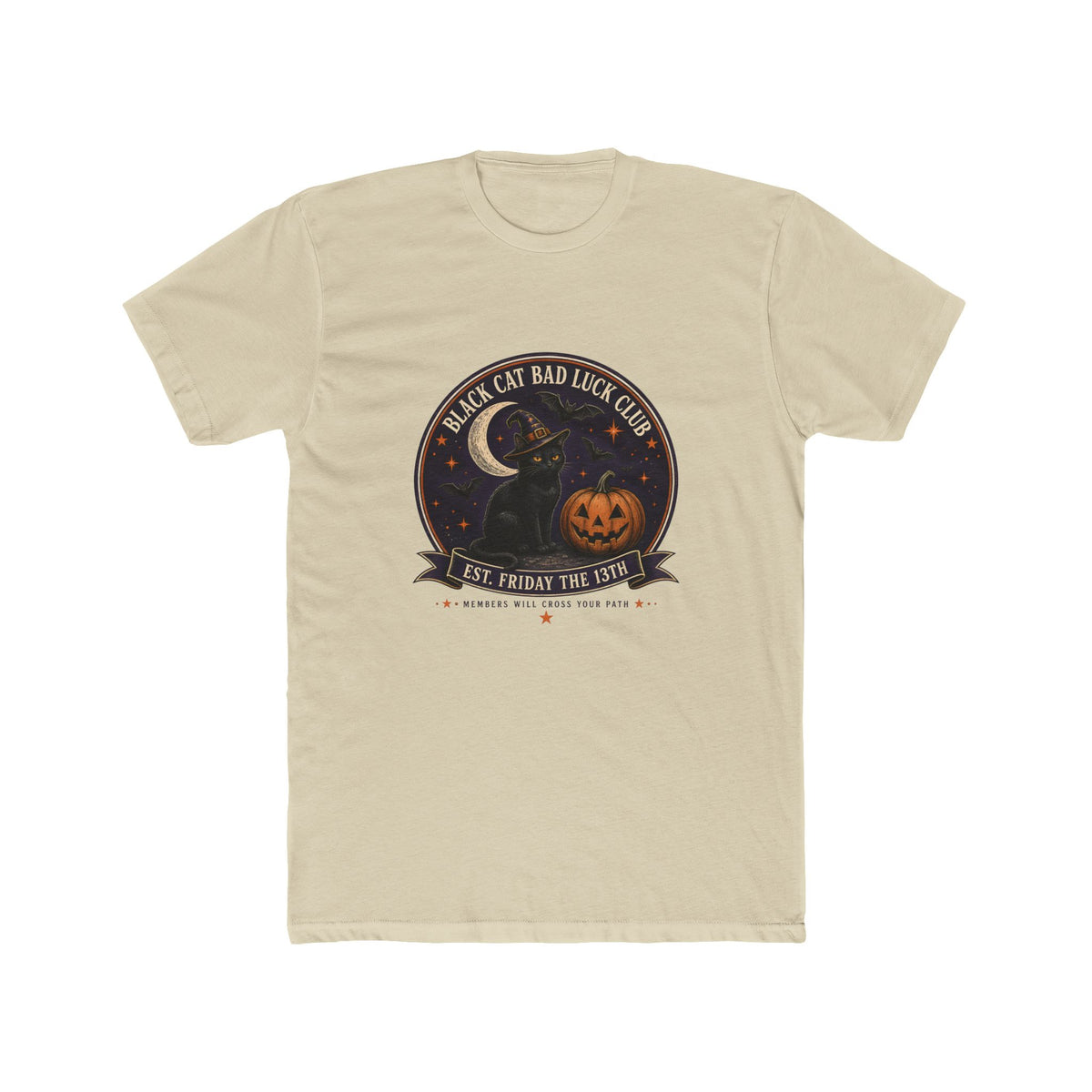 Black Cat Bad Luck Club Shirt – Funny Halloween Cat Mom & Dad Gift