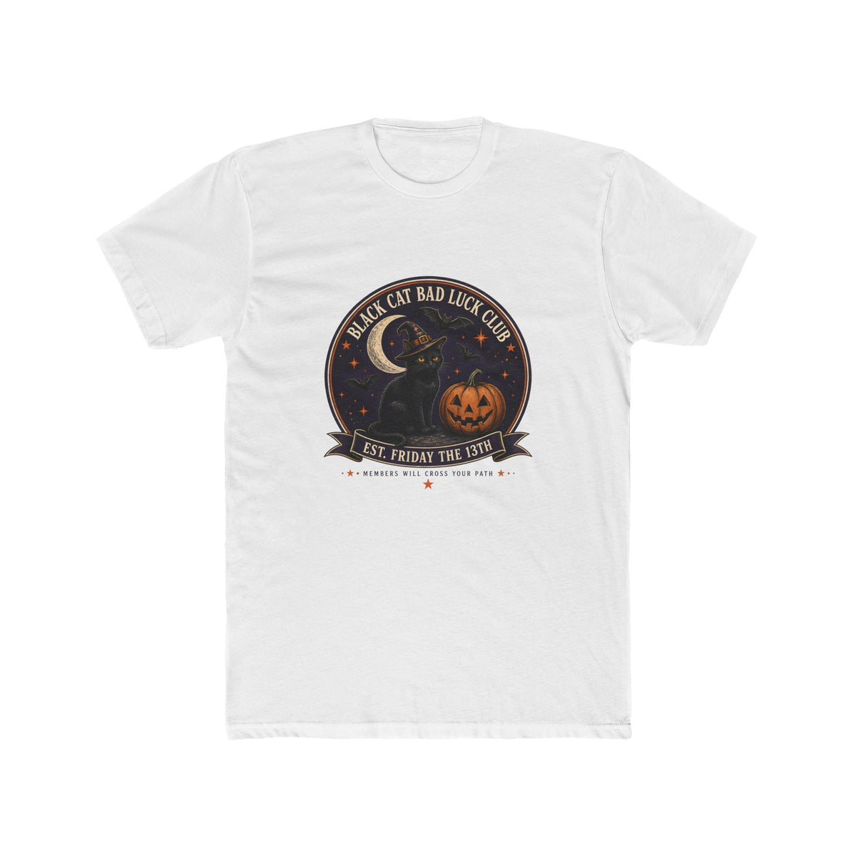 Black Cat Bad Luck Club Shirt – Funny Halloween Cat Mom & Dad Gift