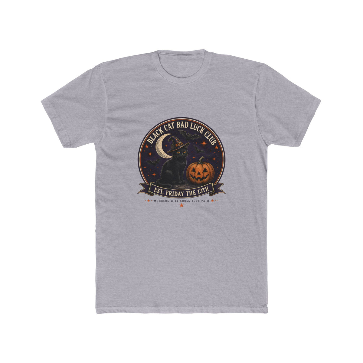 Black Cat Bad Luck Club Shirt – Funny Halloween Cat Mom & Dad Gift